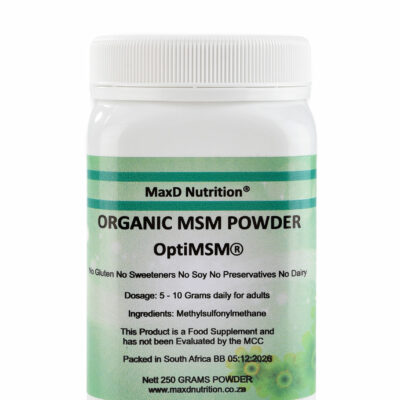 MaxD Nutrition Organic Opti MSM Powder