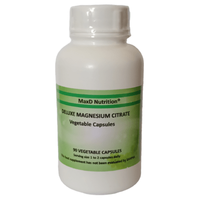 Deluxe Magnesium Citrate Vegetable Capsules 90's 600mg